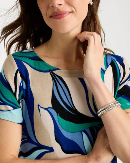Chico's Travelers™ Marble Flora Swing Dress