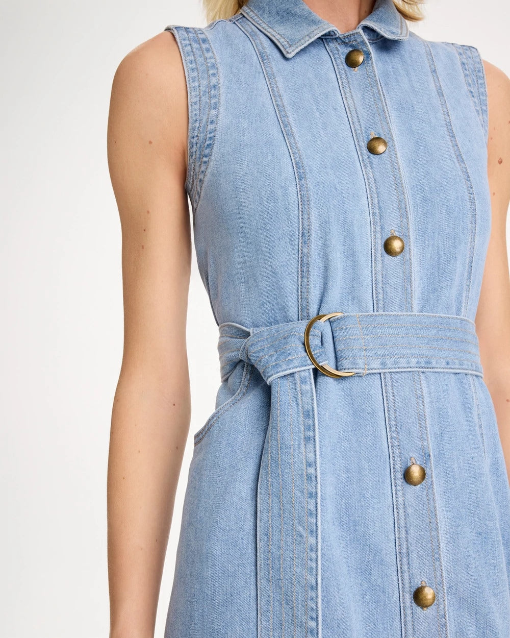 Chico's Sleeveless Denim Dress