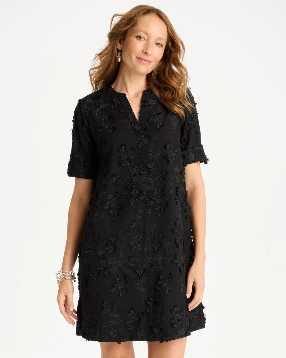 Chico's 3D Floral Dress