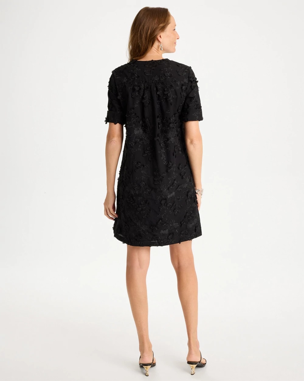 Chico's 3D Floral Dress