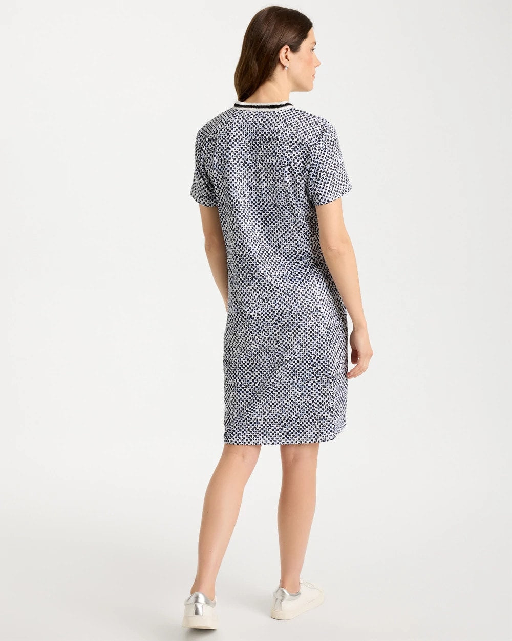 Chico's Zenergy® UPF Crochet Contrast Trim Dress