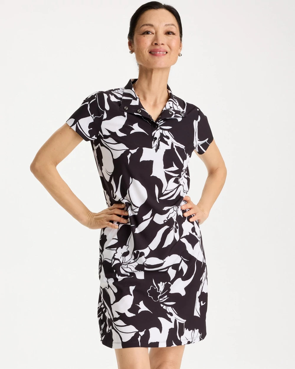 Chico's Zenergy® UPF Floral Nights Bungee Dress