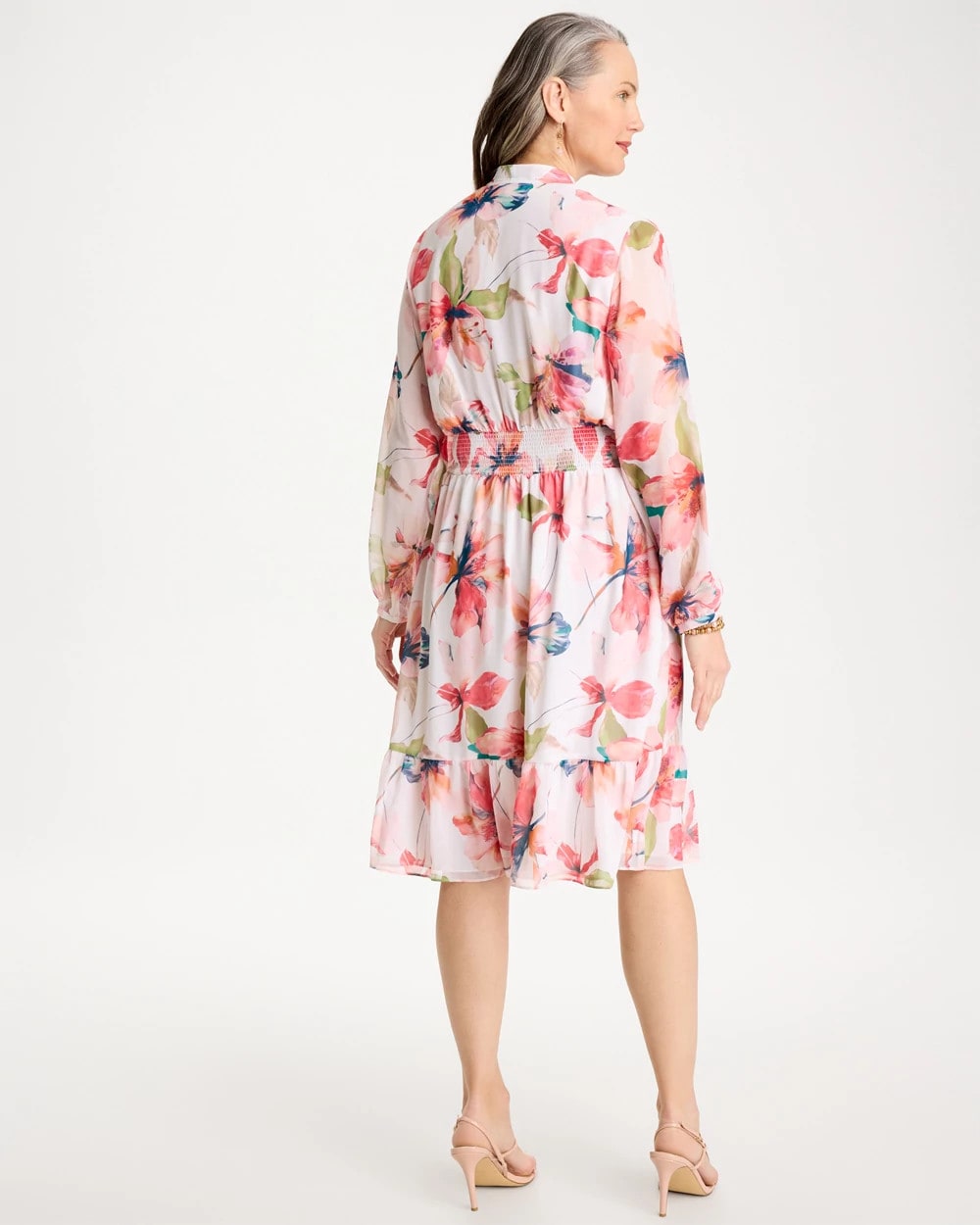 Chico's Georgette Trapunto Pullover Dress