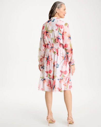 Chico's Georgette Trapunto Pullover Dress