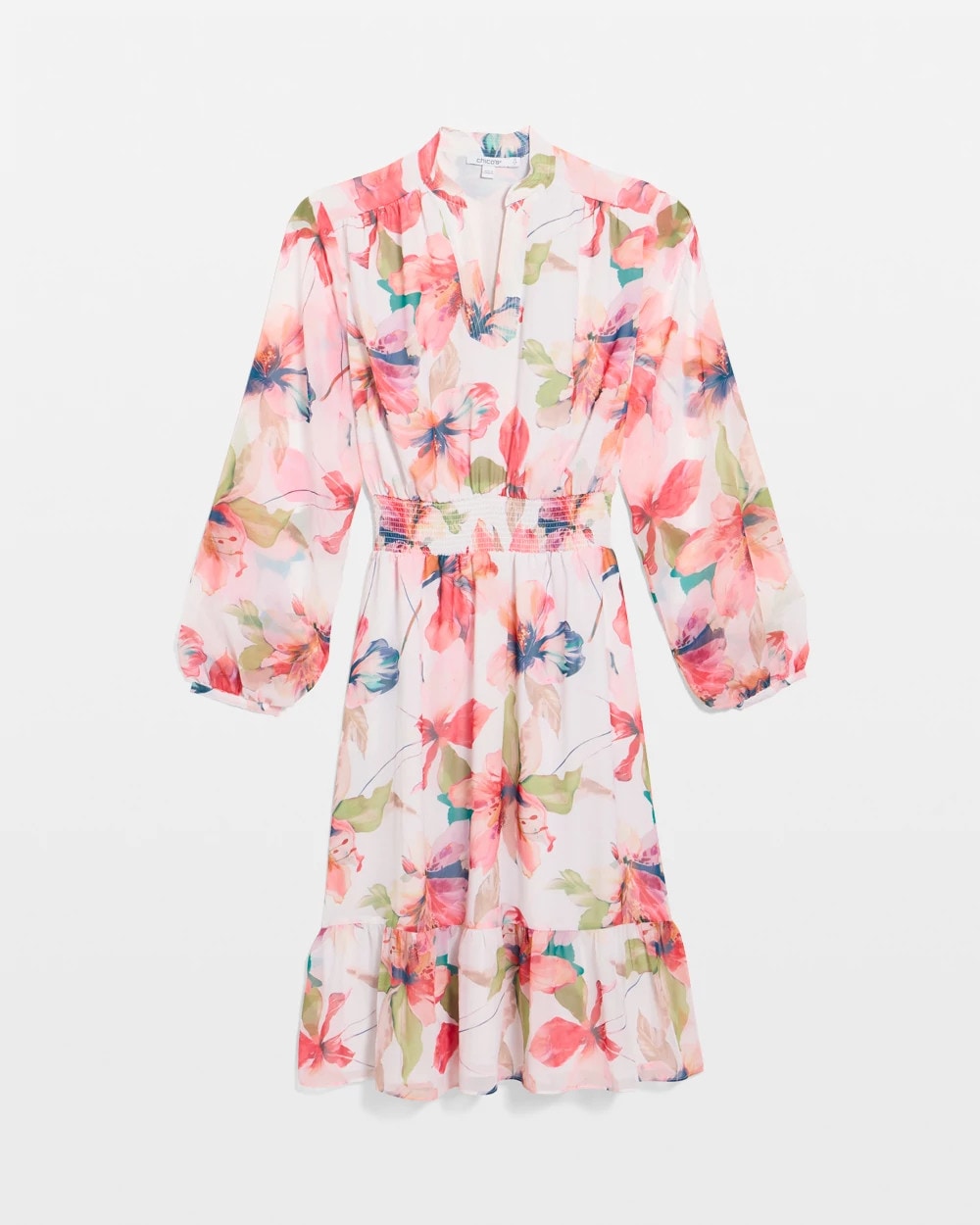 Chico's Georgette Trapunto Pullover Dress