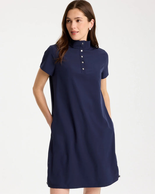 Chico's Zenergy® UPF Mockneck Bungee Dress