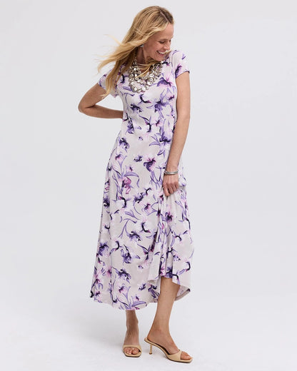 Chico's Travelers™ Amethyst Iris Maxi Dress
