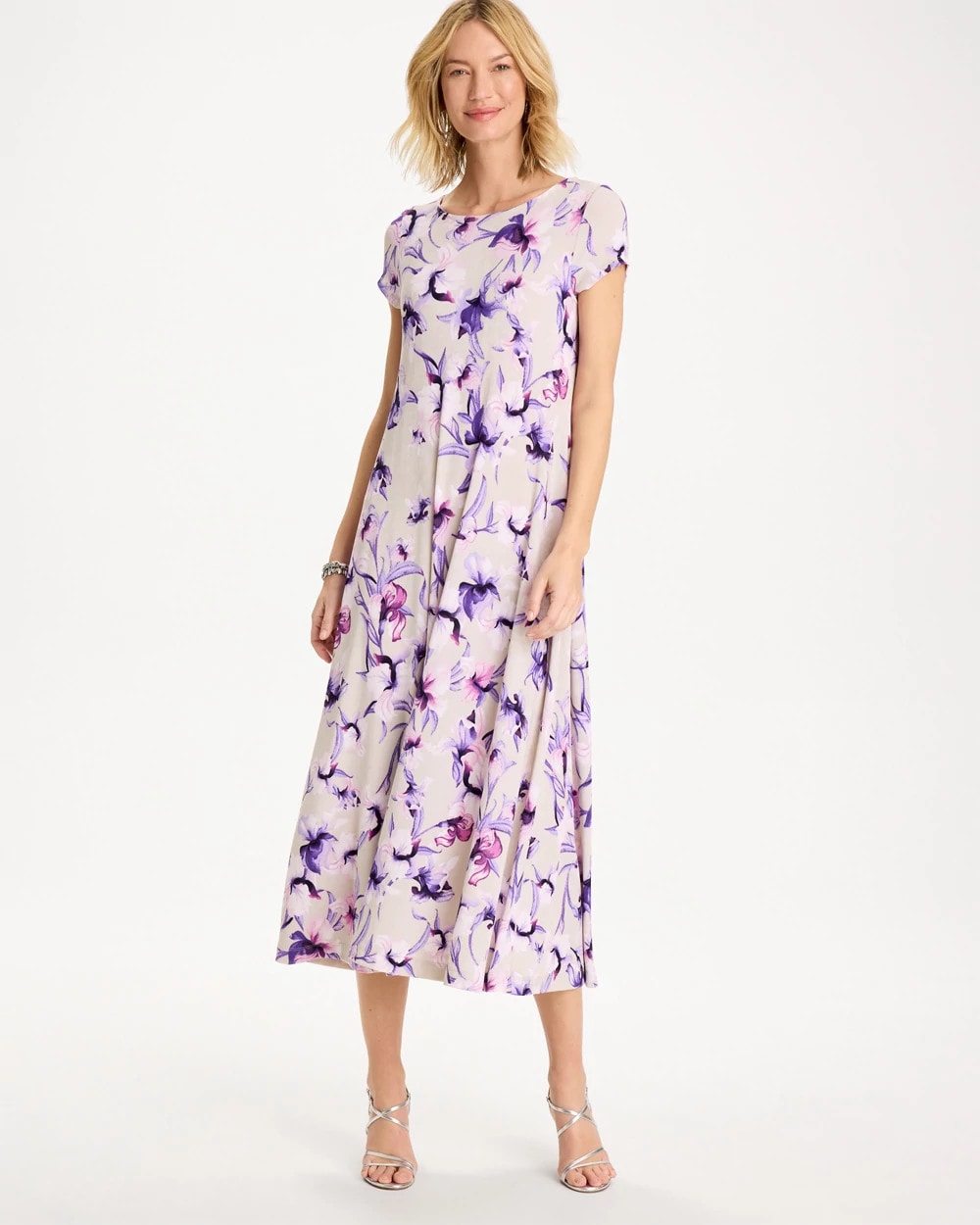 Chico's Travelers™ Amethyst Iris Maxi Dress