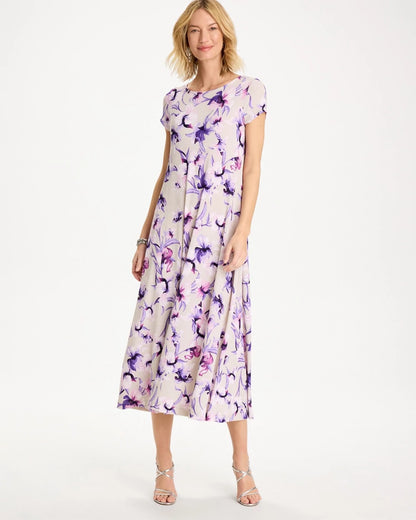 Chico's Travelers™ Amethyst Iris Maxi Dress