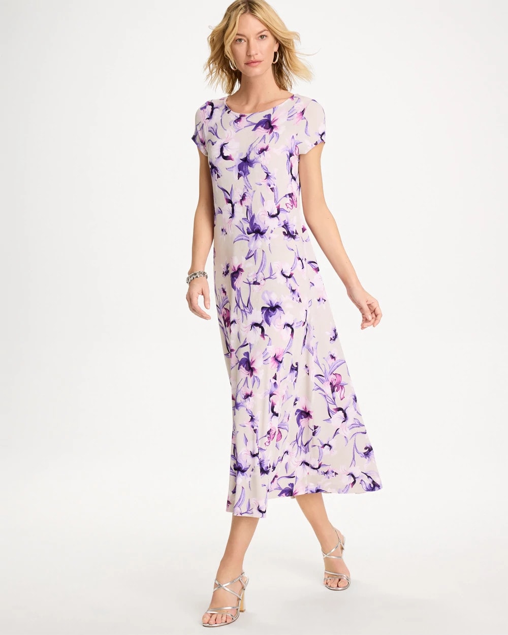 Chico's Travelers™ Amethyst Iris Maxi Dress