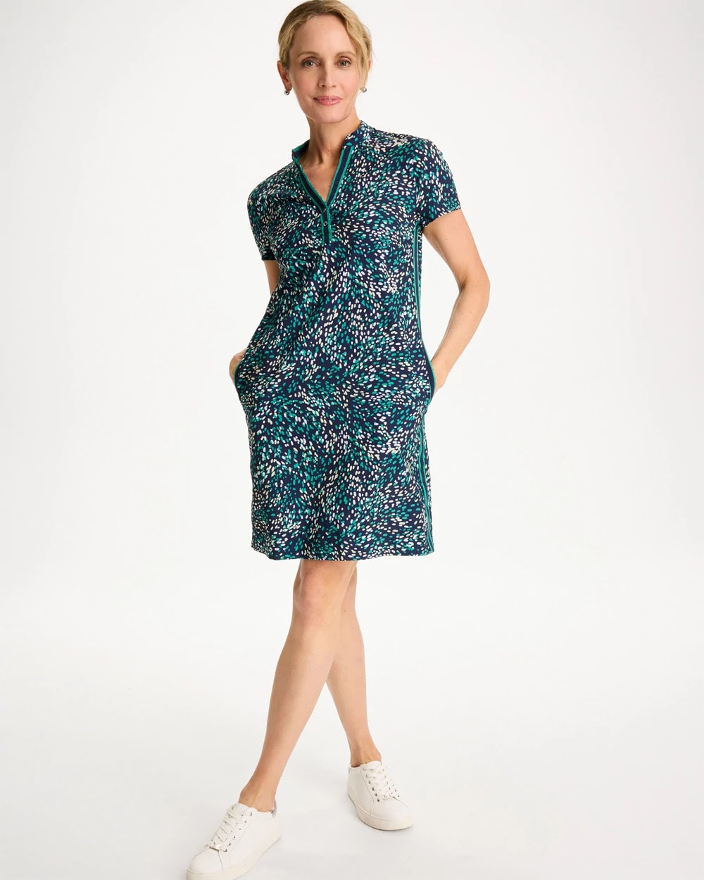 Chico's Zenergy® UPF Contrast Trim Dress