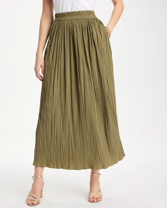 Chico's Sea Island Pull-On Maxi Skirt