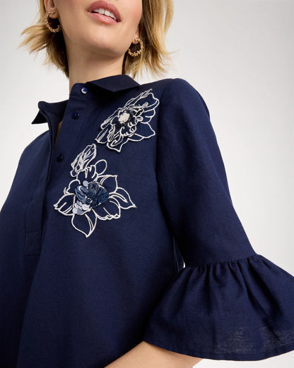 Chico's 3D Applique Dress