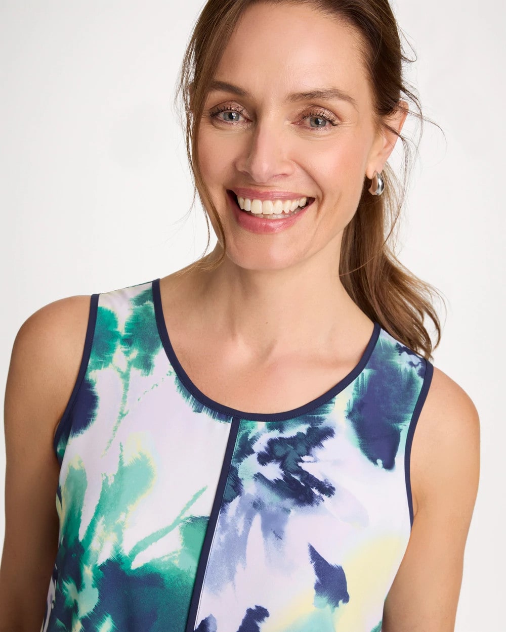 Chico's Zenergy® UPF Floral Midi Dress