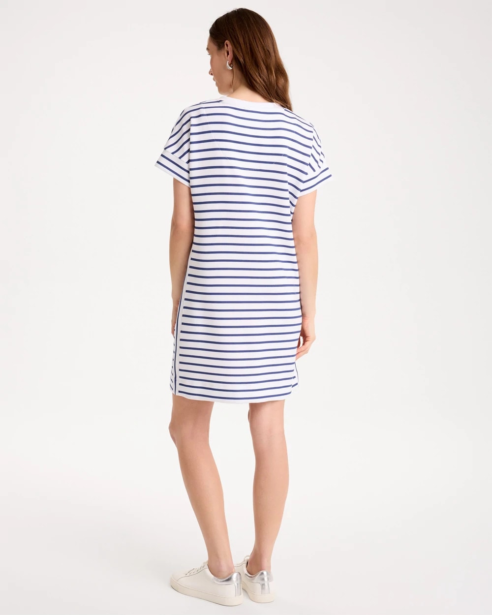 Chico's Zenergy® Soft Striped Contrast Dress