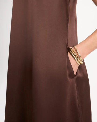 Chico's Faux Satin Sleeveless Dress