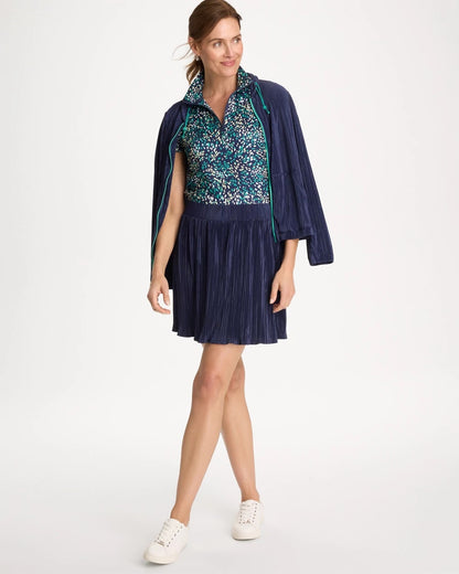 Chico's Zenergy® Micro Plisse Pull-On Skort