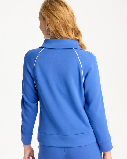 Chico's Zenergy® Soft Pique Half-Zip Pullover Top