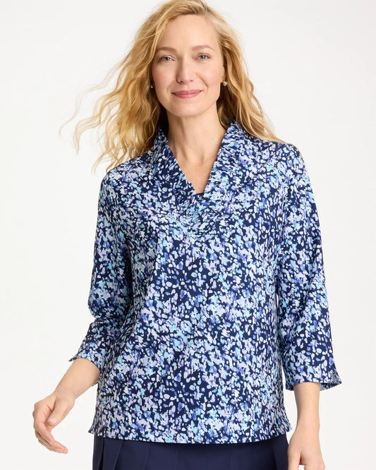Chico's Zenergy® UPF Ruffle Neck Top