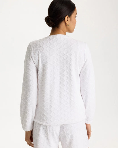 Chico's Zenergy® Terry Cloth Jacquard Top