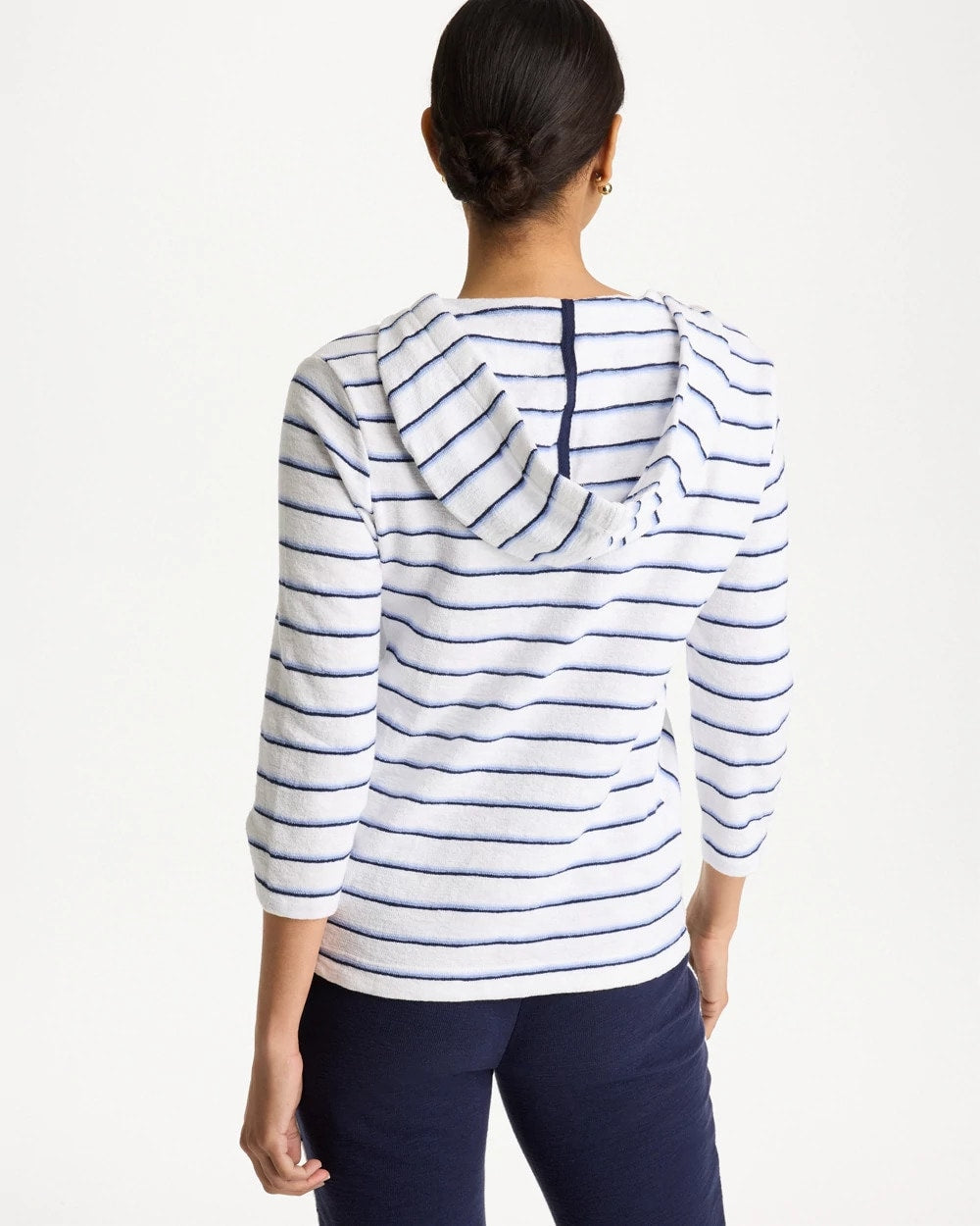 Chico's Zenergy® Jersey Striped Pullover Top