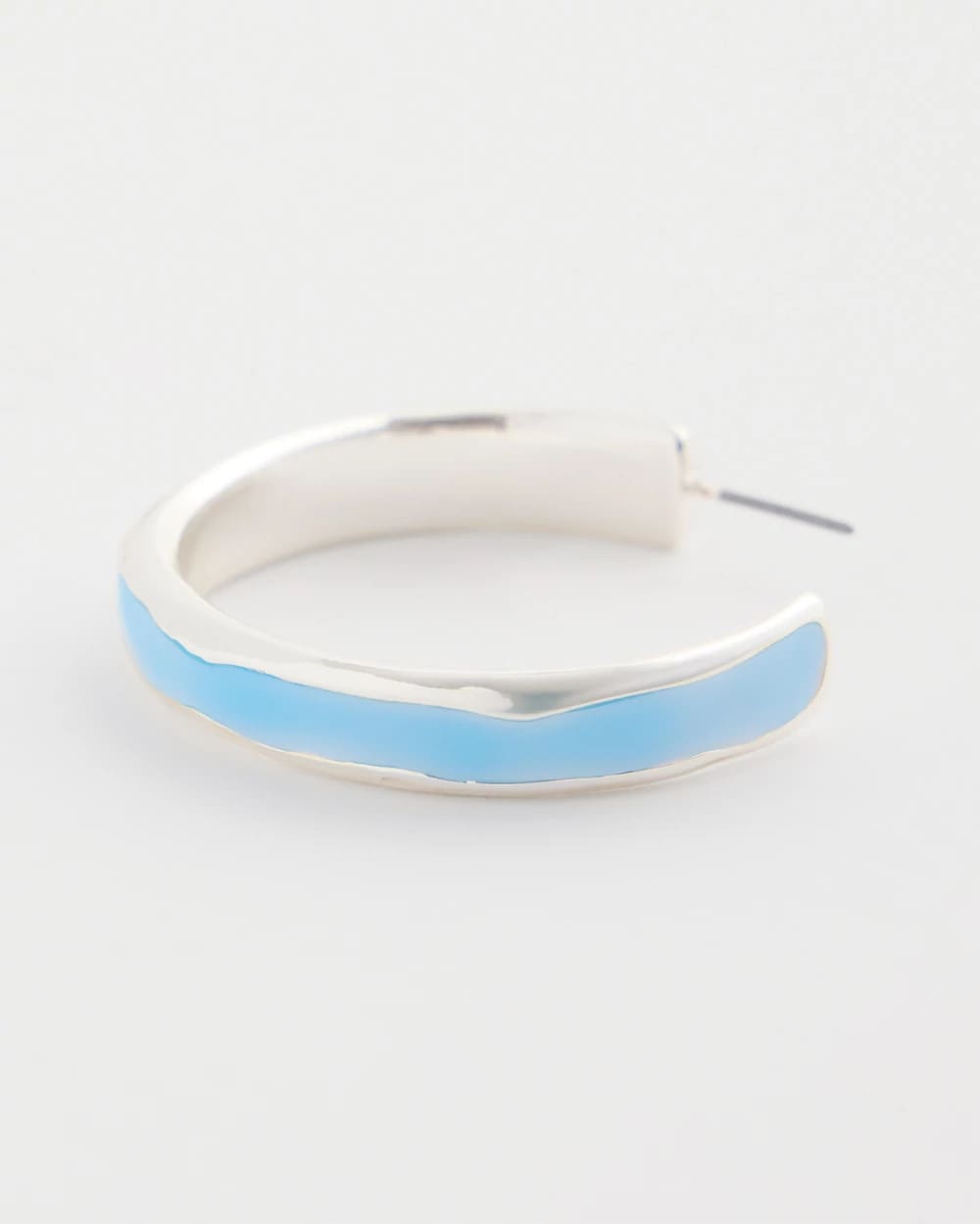 Chico's Sea Glass Inspired Hoop Earrings