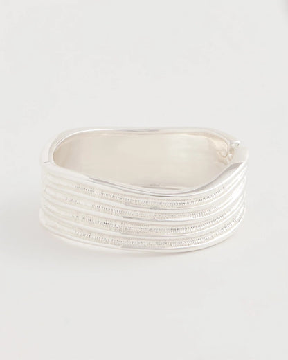 Chico's Silvertone Cuff Bracelet