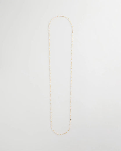 Chico's Sea Foam Long Single-Strand Necklace