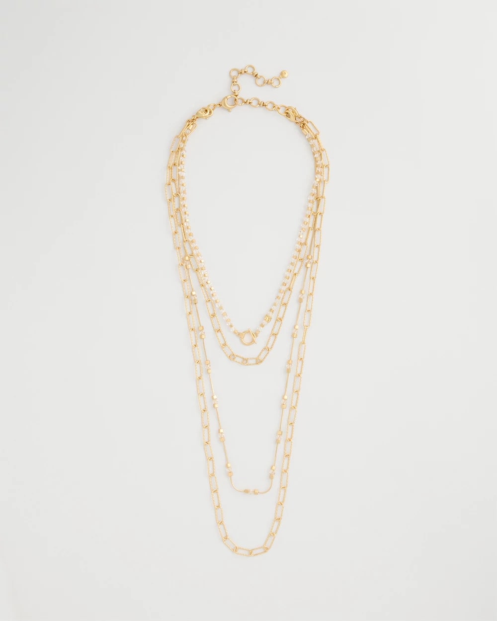 Chico's Sea Foam Multi-Strand Convertible Necklace