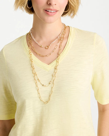 Chico's Sea Foam Multi-Strand Convertible Necklace