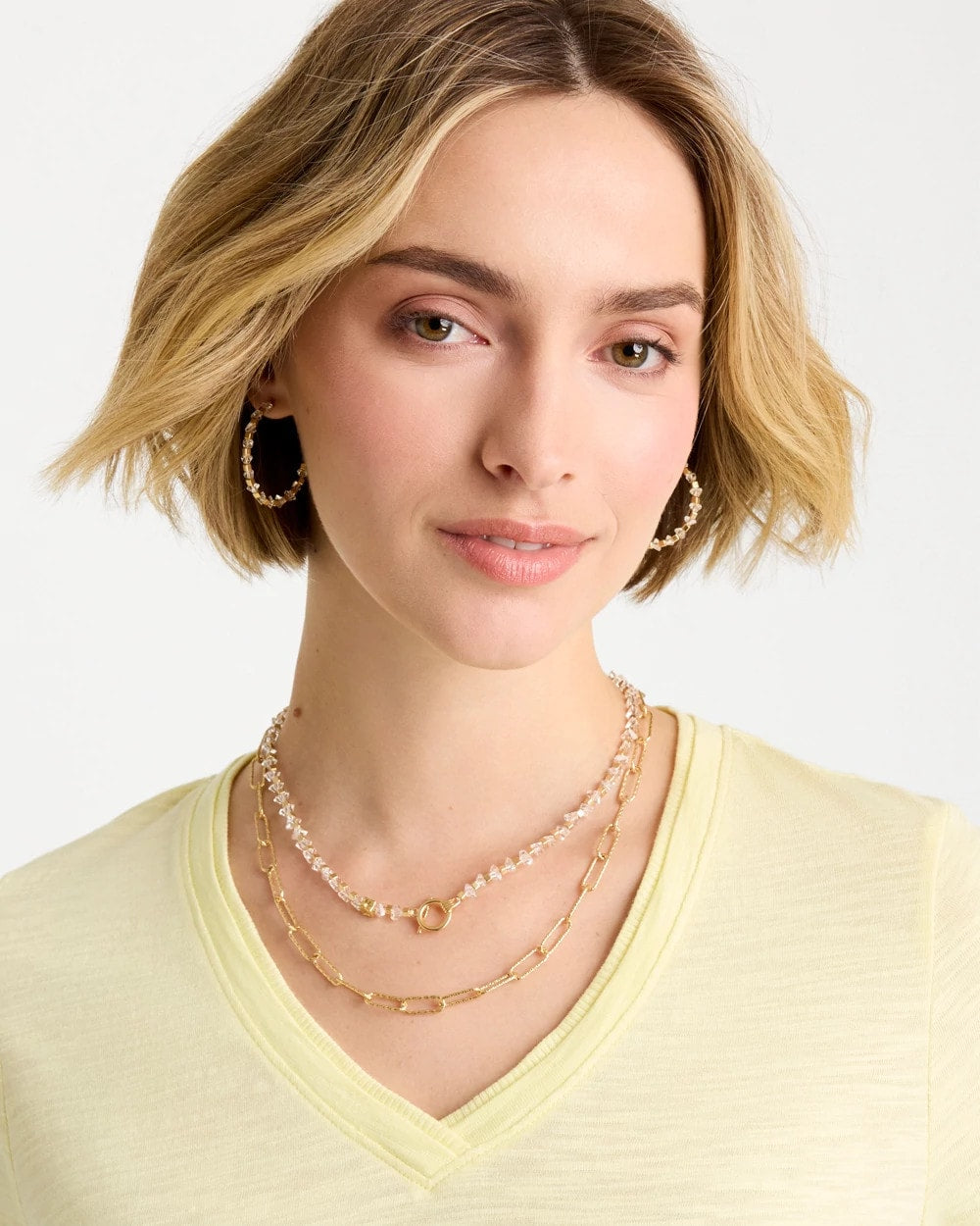 Chico's Sea Foam Multi-Strand Convertible Necklace