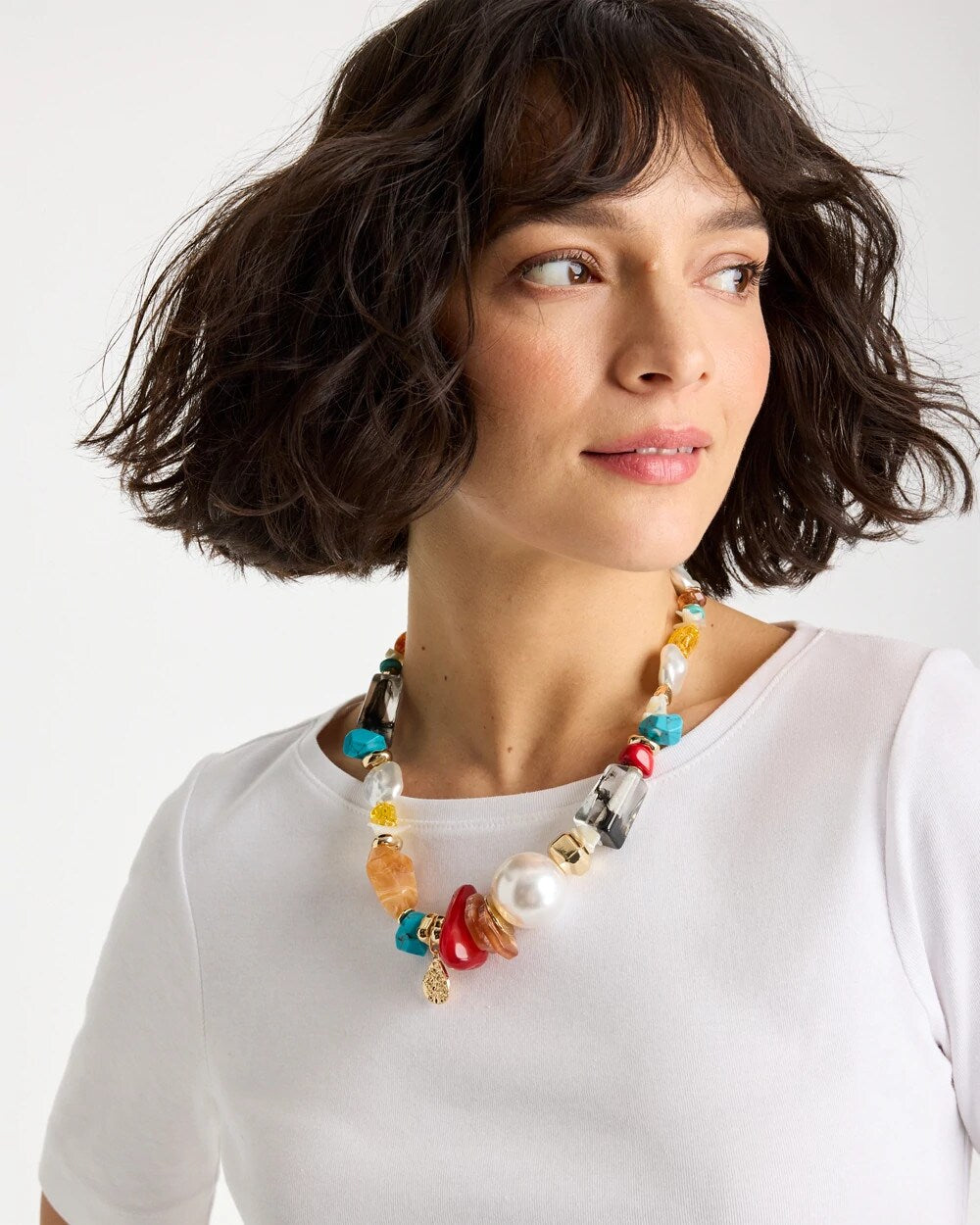 Chico's Chico's Originals Short Beaded Necklace