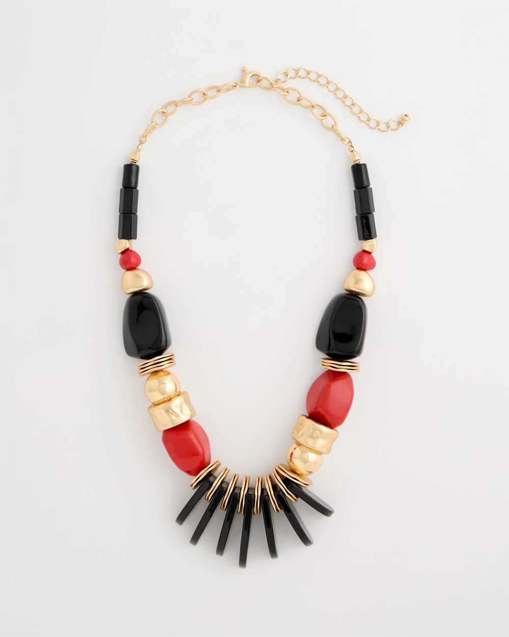 Chico's Chico's Originals Mixed-Media Bib Necklace