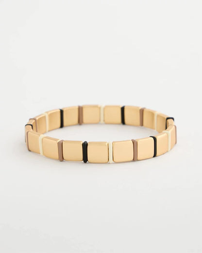 Chico's Glam Neutral Slice Stretch Bracelet