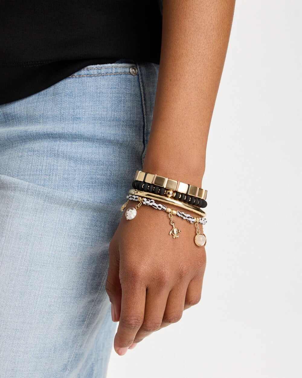 Chico's Beachy Charm Stretch Bracelet