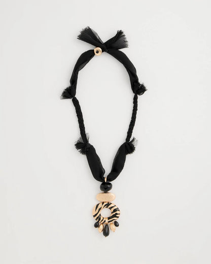 Chico's Tiger Pendant Necklace
