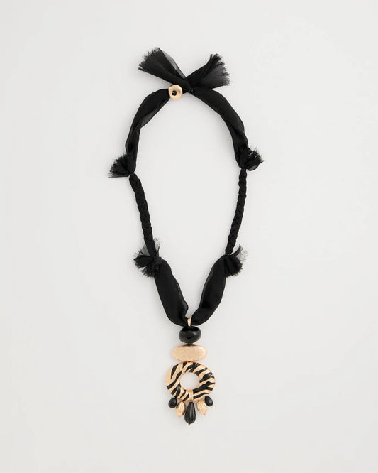 Chico's Tiger Pendant Necklace