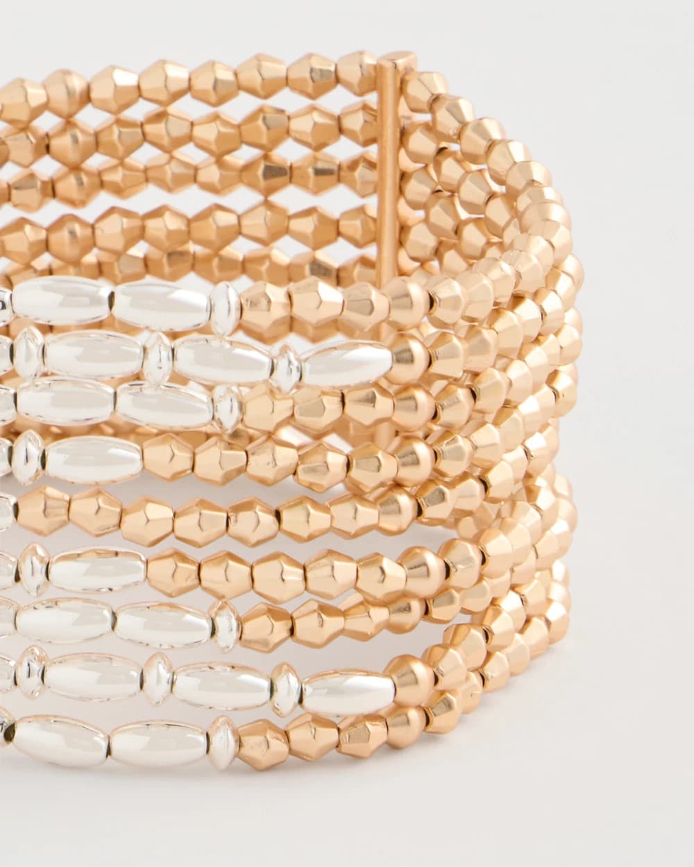 Chico's Multi-Strand Beaded Stretch Bracelet
