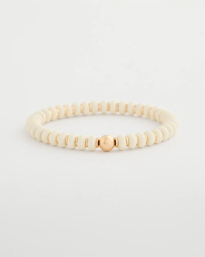 Chico's Neutral Round Stretch Bracelet