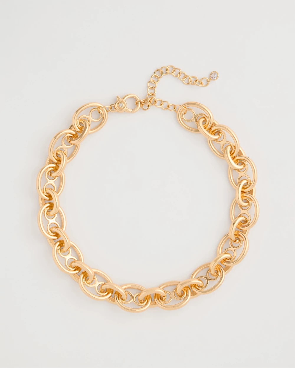 Chico's Mariner Goldtone Link Necklace