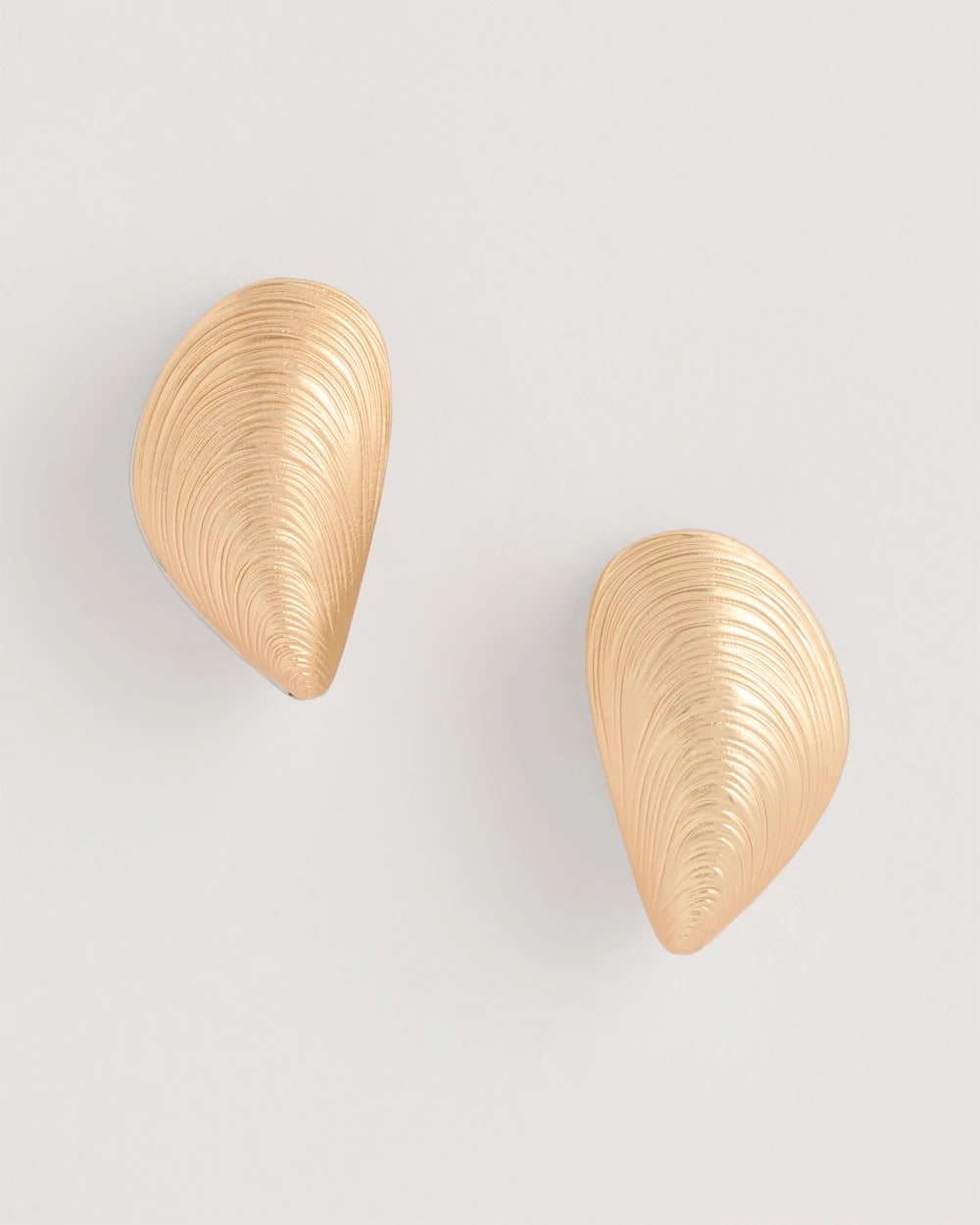 Chico's Mixed Metal Shell Earrings