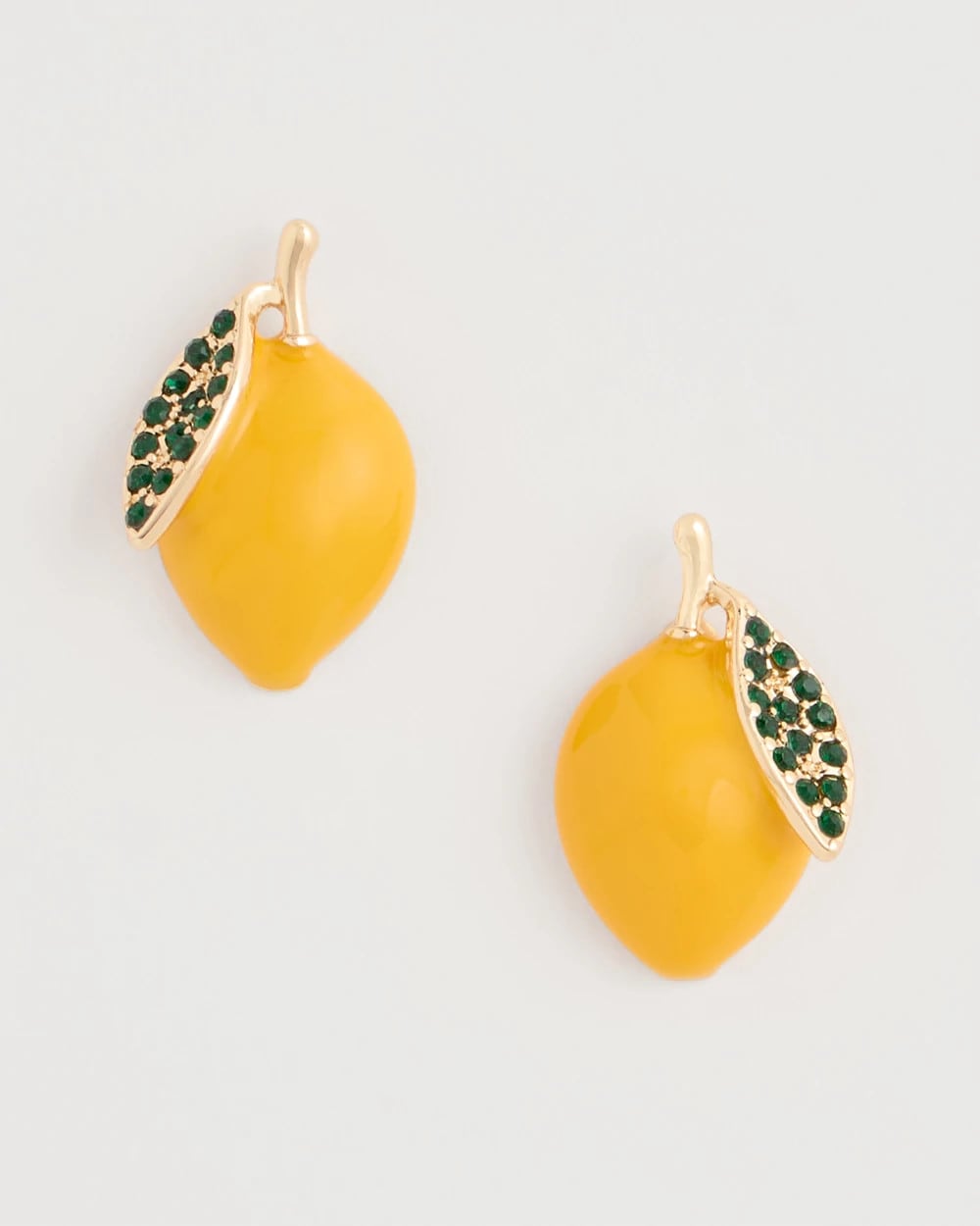Chico's Luxurious Lemon Stud Earrings