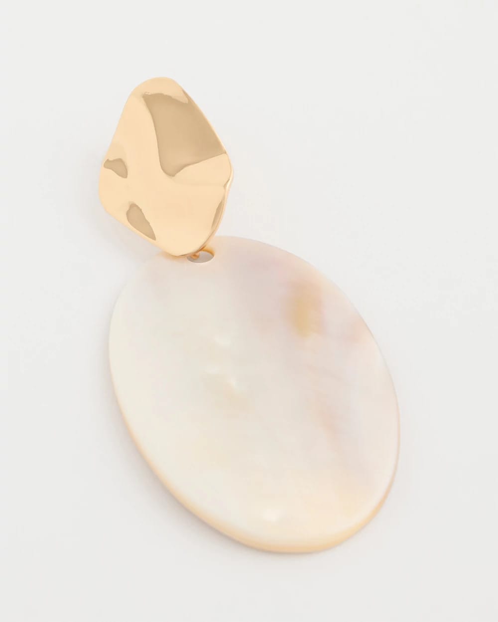 Chico's Shell Oval Drop Earrings