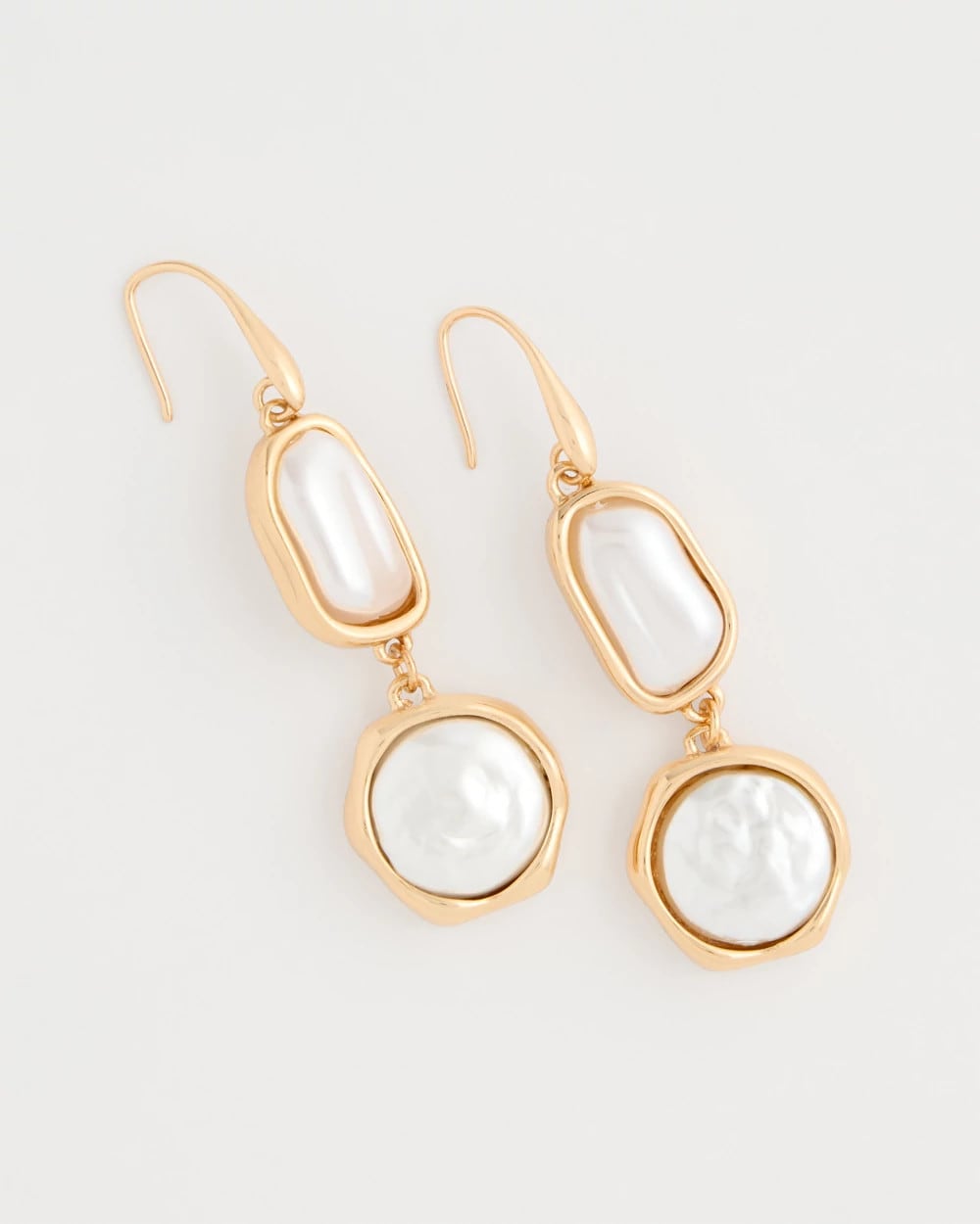 Chico's Siren Faux Pearl Drop Earrings