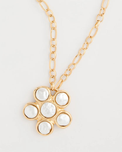 Chico's Siren Faux Pearl Pendant Necklace