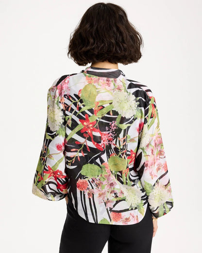 Chico's Georgette Tie-Front Kimono