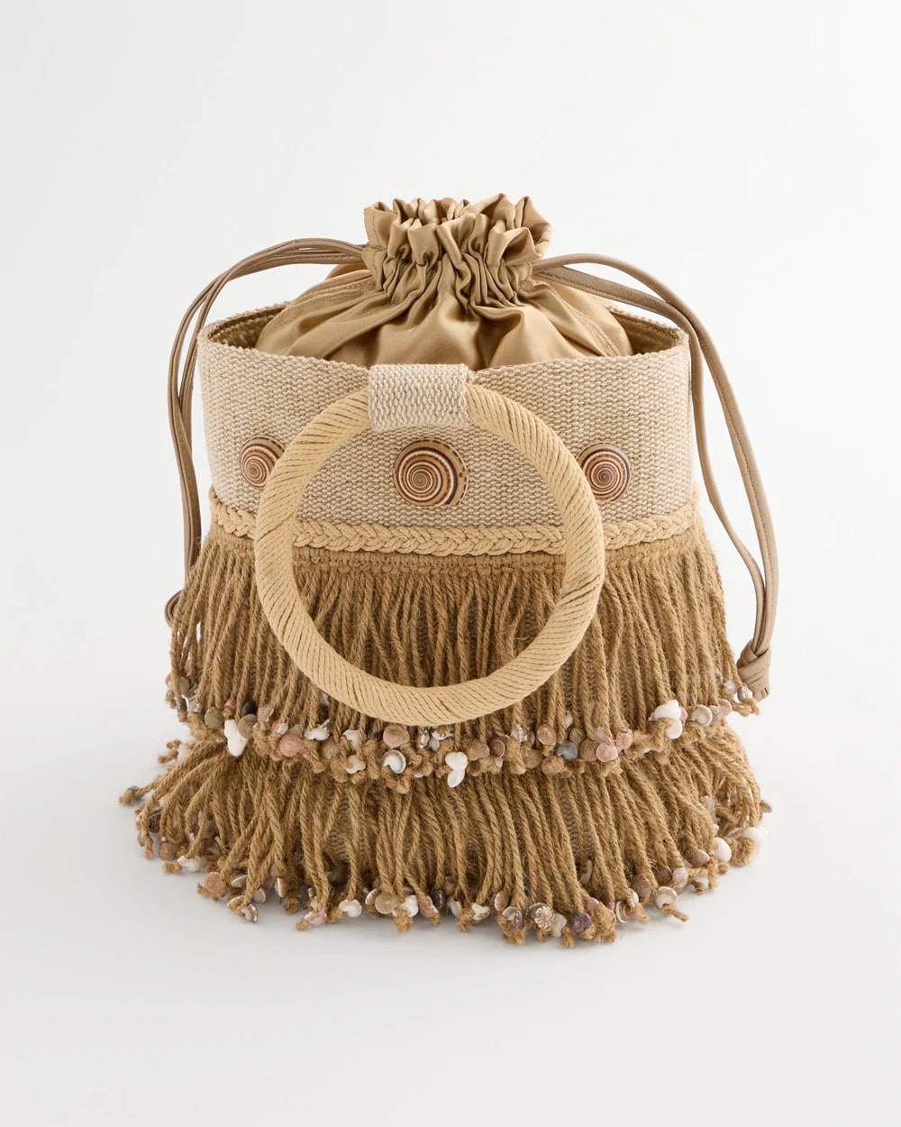 Chico's Chico's Originals Bamboo Bucket Bag
