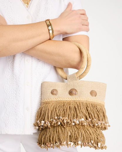 Chico's Chico's Originals Bamboo Bucket Bag