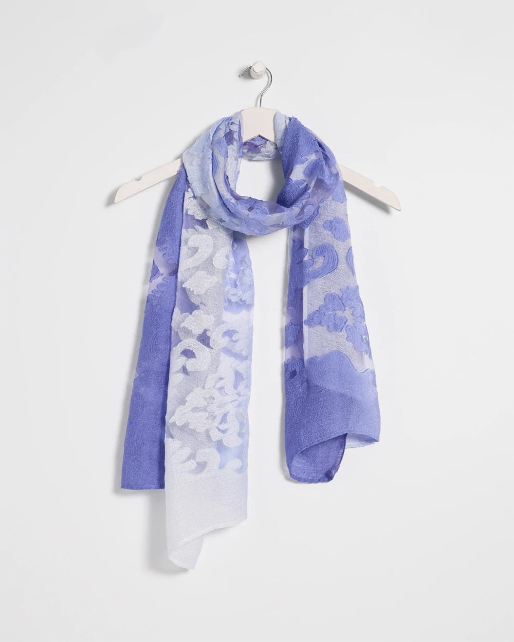 Chico's Ombre Burnout Oblong Scarf