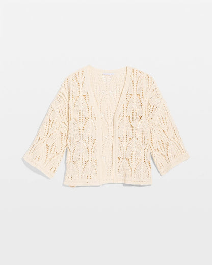 Chico's Cotton Crochet Kimono